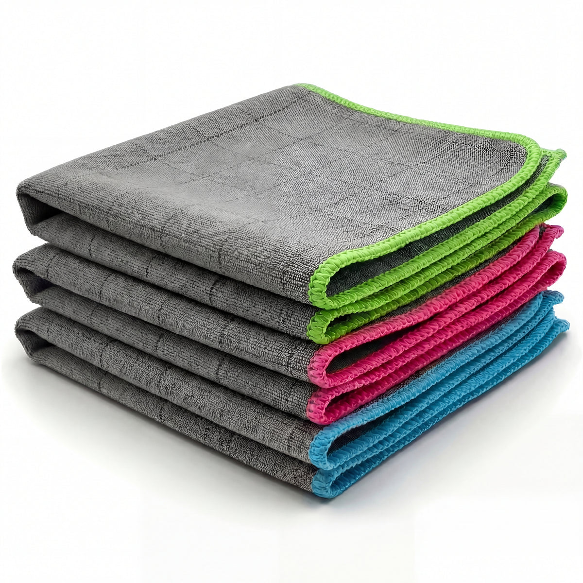 Chiffon Microfibre Carbone XXL — Zéro trace, toutes surfaces